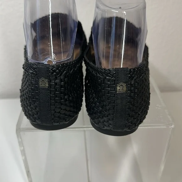 Birdies The Starling Black Woven Loafers Black Size 9